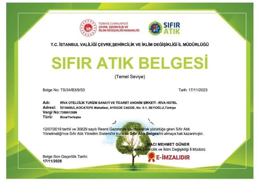 Riva Hotel Taksim Istanbul