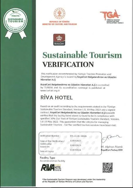 Riva Hotel Taksim Istambul